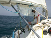 Sailing to Belize City