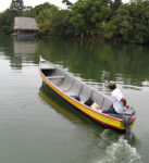 Chico in his Cayuco