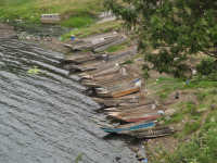 Boats on beach