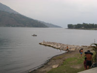 Beach and Breakwater, Santiago Atitlan