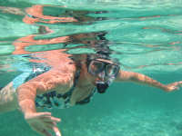 Dona snorkeling