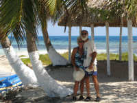 Dona and Gary at Rendezvous Cay