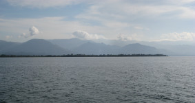 West end Lago Izabal panorama