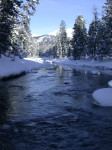 Looking Upriver from Dogsled Bridge