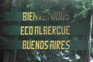 Eco Lodge sign