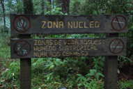 Cusuco Park Sign