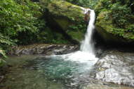 Waterfall on Creek at El Paraiso, Honduras