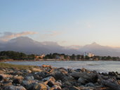 La Ceiba with Pico Bonito in the background