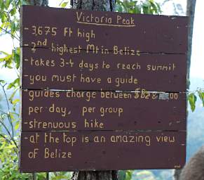 Bens Bluff Sign