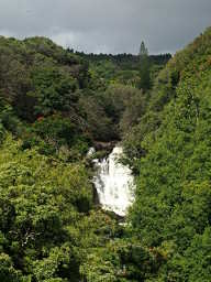 Roadside waterfall