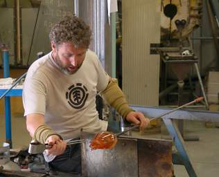 Taupo Lava Glass Expanding Neck