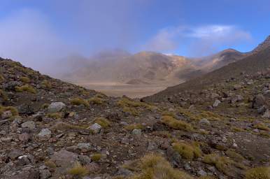 Tongariro Glimpse Of Ngauruhoe