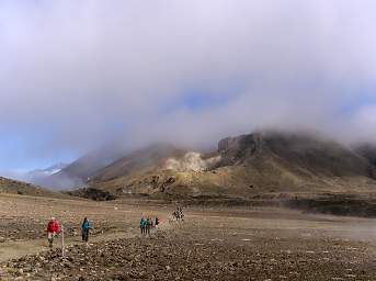 Tongariro Mist Clearing