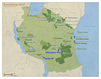 Map of Tanzania